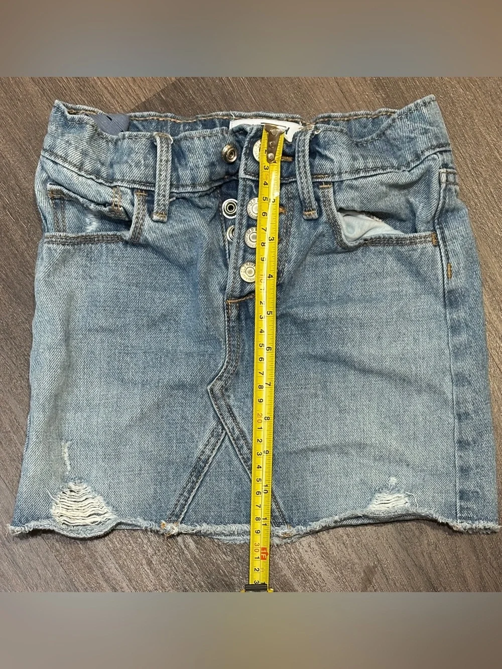 Girls Denim Skirt Bundle Size 6 6/7 Gap Kids Old Navy Distressed Jean
